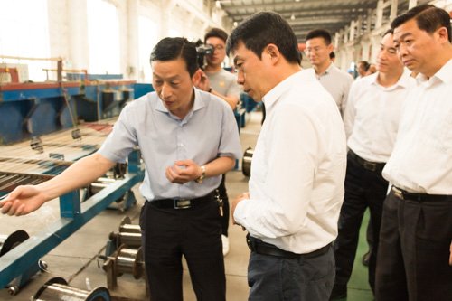 泰州市委副書記、市長史立軍一行來我公司調研